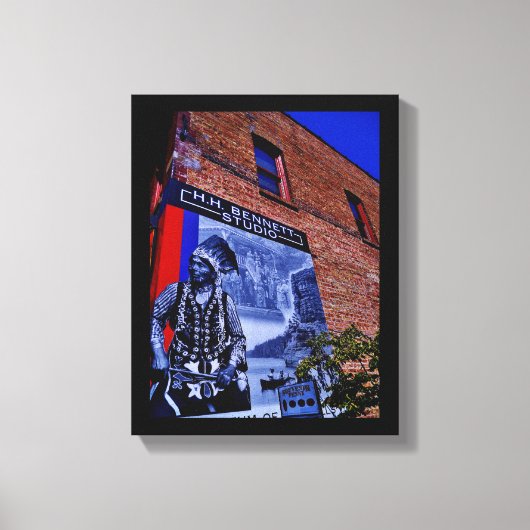 Indianisches Zeichen Leinwanddruck (Vorderseite)