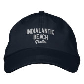 Indianlantic Beach Florida bestickt Bestickte Baseballkappe (Vorderseite)