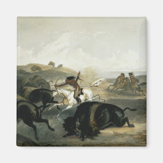 Indians Hunting the Bison, Plattform 31 from Band Magnet (Vorne)