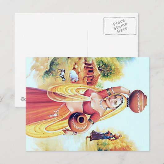 Indica Postkarte (Vorne/Hinten)