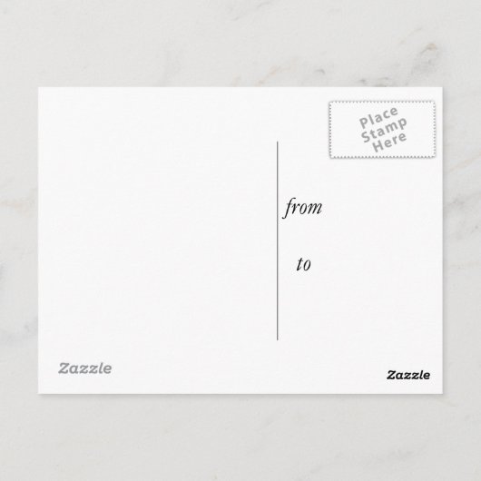 Indica Postkarte (Rückseite)