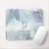 Indicolite Gold Glitzer Wasserfarbe individuell an Mousepad (Mit Mouse)