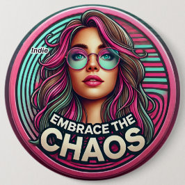 Indie Abzeichen - "Embrace the Chaos" Button
