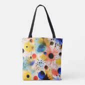 Indie Art Colorful Splash Tasche (Rückseite)
