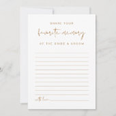 INDIE Bohemisch Burnt Orange Lieblings Memory Game Einladung (Vorderseite)