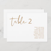 INDIE Bohemisch Burnt Orange Tischplatine Einladung (Vorne/Hinten)