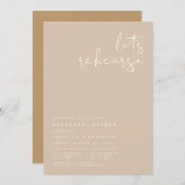 INDIE Boho Earth Tonge Beige Probe Dinner Einladung