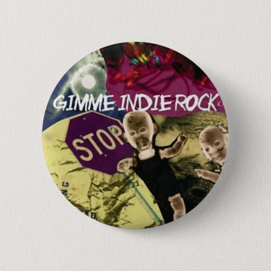 Indie Felsen Button (Vorderseite)