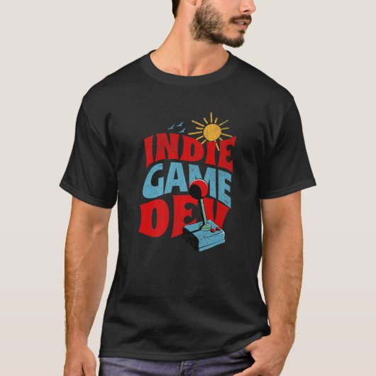 Indie Game Dev Gamer Game Developer T-Shirt (Vorderseite)