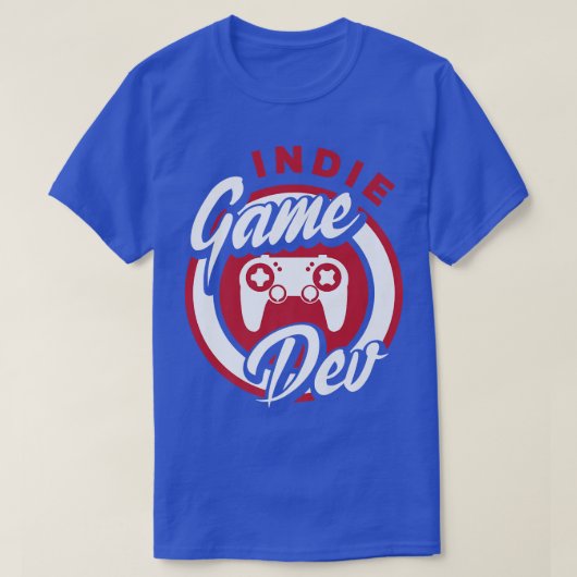 Indie Game Dev Video Game Player Gaming Gamer Nerd T-Shirt (Design vorne)