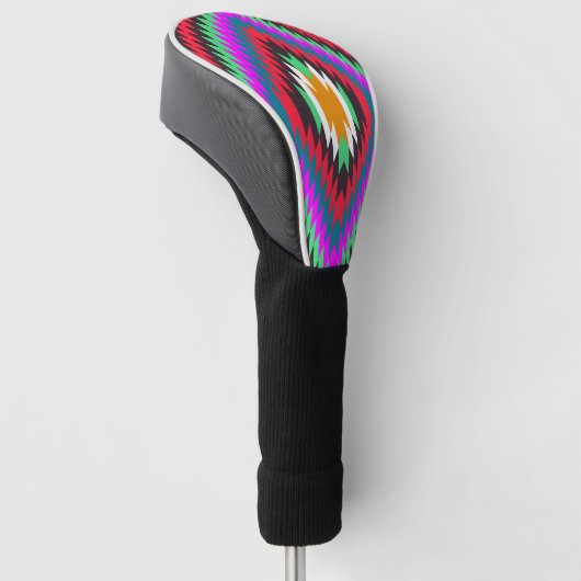 Indie-geometrisches Muster indi Golf Headcover (angewinkelt)