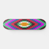 Indie-geometrisches Muster indi Skateboard (Horizontal)