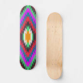 Indie-geometrisches Muster indi Skateboard (Vorderseite)