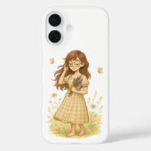 Indie in Bloom iPhone Case - Kernästhetik (Rückseite)