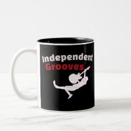 Indie Independent Grooves Zweifarbige Tasse