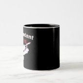 Indie Independent Grooves Zweifarbige Tasse (Mittel)