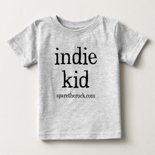 Indie Kind Baby T-shirt (Vorderseite)