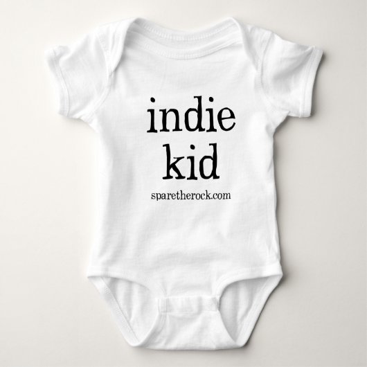 Indie Kind mit Verschlüssen Baby Strampler (Vorderseite)
