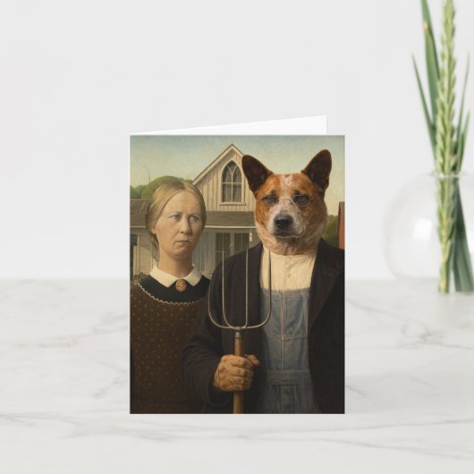 Indie-Kunst-Grußkarte Karte (Vorderseite)