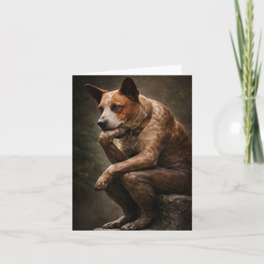 Indie-Kunst-Grußkarte Karte (Vorderseite)