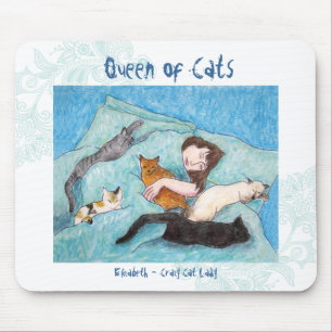 Indie Mausunterlage verrückten Mousepad