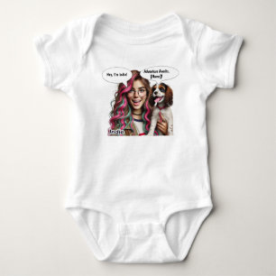 👶 🐶 Indie & Me - Personalisiert Baby Strampler