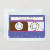 Indie Mixtape (Indigokombination/Lila) Save the Da Ankündigungspostkarte (Vorne/Hinten)