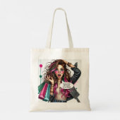 🛍 Indie Shopping Spree - Personalisiert Tote Bag Tragetasche (Rückseite)
