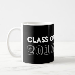 Indie-Stil gezeichnet auf schwarzen Abschluss-Klas Kaffeetasse