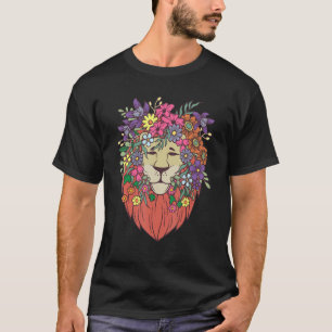 Indie Style Lion Blume Niedlich Hipster Outfit Men T-Shirt