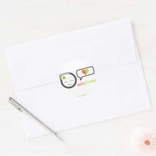 Indie Trend Runder Aufkleber (Umschlag)