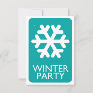 Indie-Winter-Party Einladung