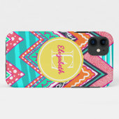 Indie Zickzack Case-Mate iPhone Hülle (Rückseite (Horizontal))