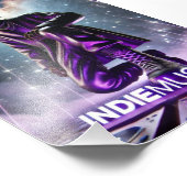 indieMusic Lila-1 Fotodruck (Ecke)