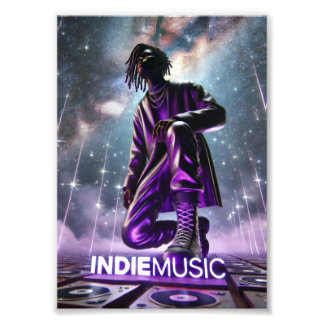 indieMusic Lila-1 Fotodruck