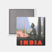 Indien-1927 Magnet (Vorderseite/Rückseite)
