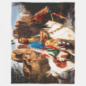 Indien 1A Fleecedecke (Vorderseite)