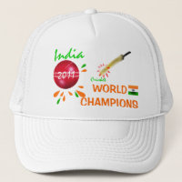 Indien 2011 Welt des Kricket-ICC verficht Hut