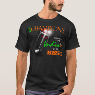 Indien 2011 Weltmeisterschaft des Kricket-ICC kaut T-Shirt