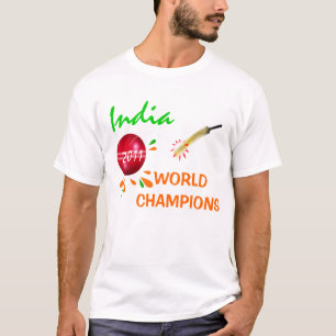 Indien 2011 Weltmeisterschaft des Kricket-ICC T-Shirt