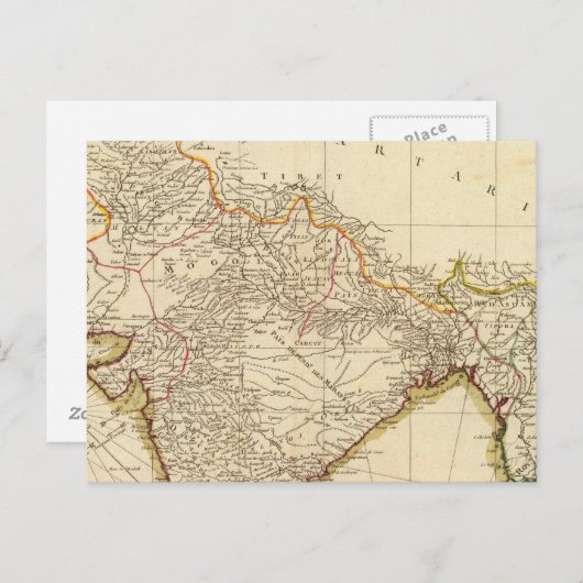 Indien 2 postkarte (Vorne/Hinten)