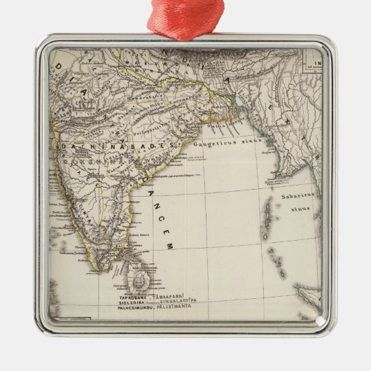 Indien 3 silbernes ornament (Vorne)