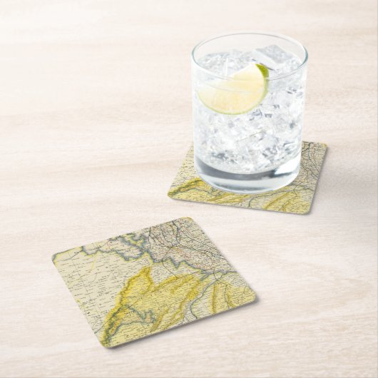 Indien 4 rechteckiger pappuntersetzer (Vor Ort)