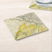 Indien 4 rechteckiger pappuntersetzer (angewinkelt)