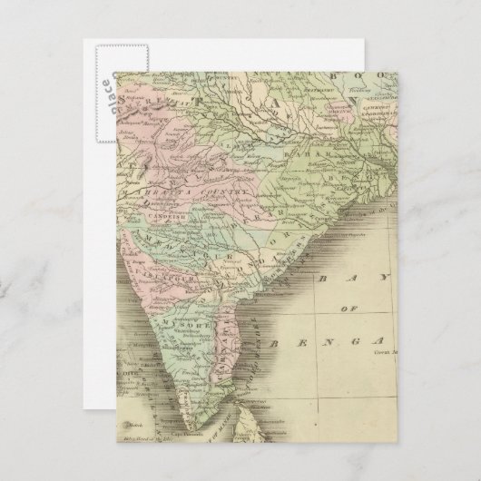 Indien 9 postkarte (Vorne/Hinten)