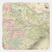 Indien 9 quadratischer aufkleber (Vorderseite)