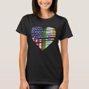 Indien American Grown Heart USA Patriot Heritage M T-Shirt
