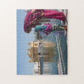 Indien Amritsar Golden Temple. Jigsaw Puzzle (Vertikal)
