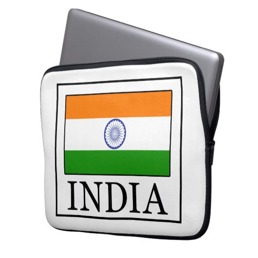 Indien-Ärmel Laptopschutzhülle (Vorderseite Links)