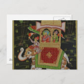 Indien Art Postcard Postkarte (Vorne/Hinten)